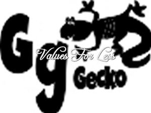 Animal / Insect Monogram Wall Vinyl - Letter G g Gecko 12" x 12" Vinyl Decal