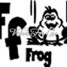 Animal / Insect Monogram Wall Vinyl - Letter F f Frog 12" x 12" Vinyl Decal
