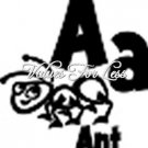 Animal / Insect Monogram Wall Vinyl - Letter A a is Ant 12" x 12" Vinyl Decal