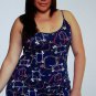 TORRID Blue Chain Print Scoop Neck Size 2X Basic Cami Tank Top