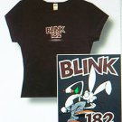 HOT TOPIC Blink 182 Junior Girls Black Small T-Shirt