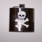 HOT TOPIC Skull Liquor Hip Flask Stainless Steel 5 fl.oz.