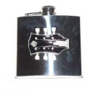 HOT TOPIC Guitar Liquor Hip Flask Stainless Steel 5 fl.oz.