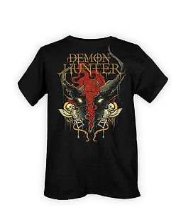 HOT TOPIC Demon Hunter Little Dead Angels Small Slim-Fit T-Shirt