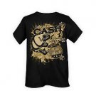 HOT TOPIC Johnny Cash Guitars Small Black T-Shirt