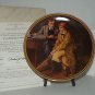 Knowles - Confiding in the Den - Rockwell Society of America Collectible Plate