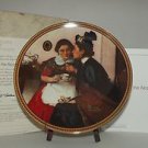Knowles - Gossiping in the Alcove Rockwell Society of America Collectible Plate