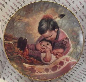 Tender Loving Care by Perillo Children of the Prarie Artaffects Collecter Plate