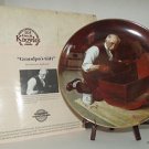 Knowles - Grandpa's Gift - Rockwell Society of America Collectible Plate