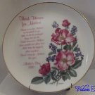 Thank Heaven For Mothers Mother's Day 1980 Commemorative Edition Genuine Plate