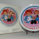 Schmidt Valentines Day 1977 Raggedy Ann & Andy Collectible Plate