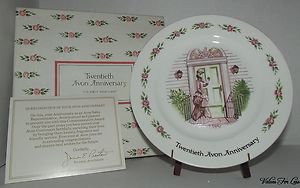 Avon 12th Anniversary The First Avon Lady Collector Plate with Box