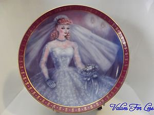 The 1959 Barbie Bride To Be Danbury Mint Collector Plate High Fashion Barbie