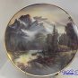 Franklin Mint Heirloom Mountain Retreat by Ron Huff Porcekain Collector Plate