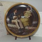 Knowles - Pondering the Porch - Rockwell Society of America Collectible Plate
