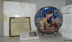 Knowles Loves Dirst Dance w/tape Rockwell Society of America Collectible Plate