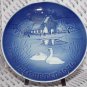 Bing & Grondahl Copenhagen Plate - Landsbyjul Christmas in the Village Plate 74