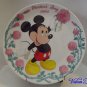 Grolier Collectibles Ltd. Mother's Day 1994 Mother's Day Rose Mickey Mouse Plate