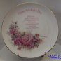 Mother's Day Roses Commemorative Edition Robert Laessig Collector Plate