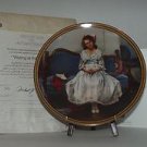 Knowles - Waiting at the Dance - Rockwell Society of America Collectible Plate