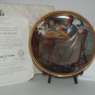 Knowles - Working In The Kitchen - Rockwell Society of America Collectible Plate