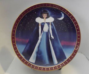 The Danbury Mint - Susie Morton 1965 Barbie Midnight Blue Collector Plate MIB