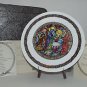 Noel Vitral The Purification  by Restieau Henri D'Arceau Collector Plate