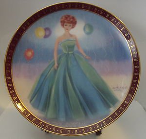 The Danbury Mint - Susie Morton 1963 Barbie Senior Prom Collector Plate MIB