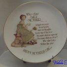 Holly Hobbie Commemorative Edition Who Else But A Mother Mother's Day Plate