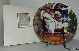 Avon Christmas Plate Series 1997 Christmas Heavenly Dreams Collector Plate