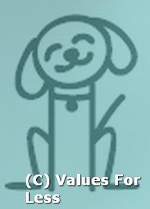 Dog Style Four Stick Family Pet Decal