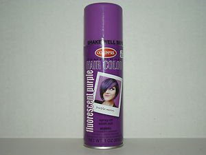 Goodmark FLUORESCENT PURPLE Temporary Hair Color Spray On Wash Out