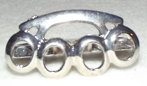 Hot Topic Two Finger Knuckle Ring - Size 5.5 / 6.5