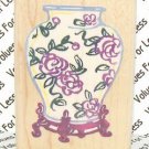 Rubber Mounted Stamp Stampendous! H065 Ginger Jar 1 1/2" x 2 1/4" Stamp
