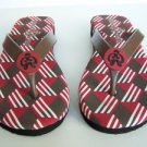GIRLY GIRL South Beach Women Flip Flops sz 8 Chocolate