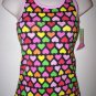 BODY CANDY Girl Hearts T-Shirt Medium - NWT