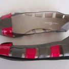 GIRLY GIRL Dallas Women Flats sz 9 Grey Shoes