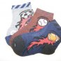 3 Pair PODE Kids Sport sz 0-12 Socks Blue / Brown / Gray