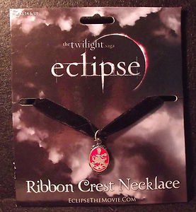 Hot Topic NECA Eclipse Ribbon Crest Necklace - New on Card
