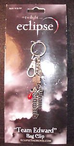 Hot Topic NECA The Twilight Saga Eclipse Team Edward Bag Clip - NIP