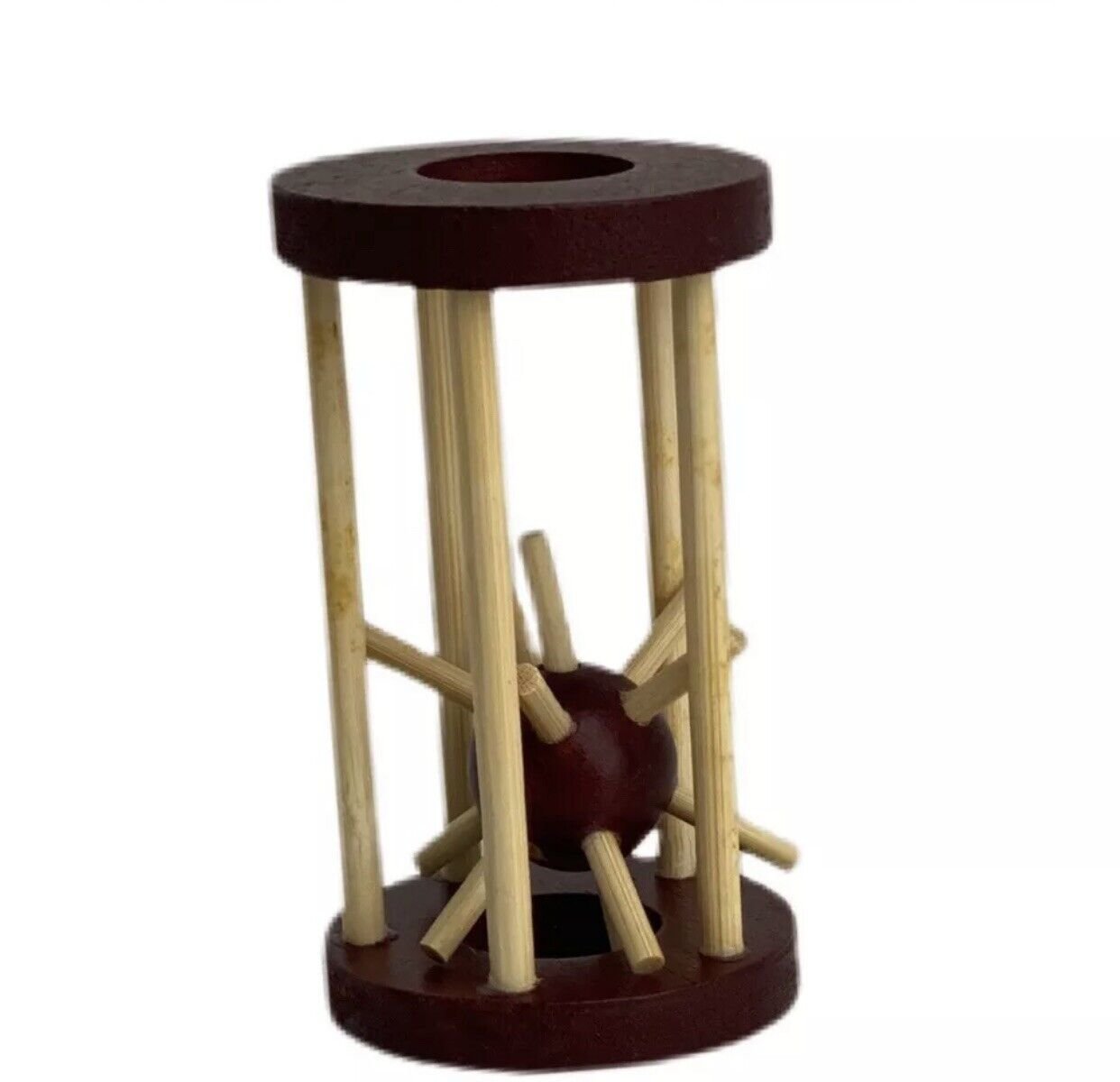 Escape Cage Brainteaser IQ Test Puzzle Brain Game Hand Crafted Learn