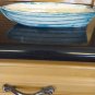 Row Boat Blue Ceramic Food Or Water Dish Enclosure DÃ©cor Reptiles Amphibians