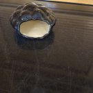 Ceramic Turtle Shell Reptile Hide Handcrafted Black Speckle Design