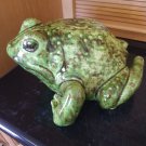 Handcrafted Ceramic Frog Toad Large Home Or Garden Décor Amphibian Décor