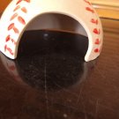 Handcrafted Baseball Reptile Hide Ceramic Hand Painted Hides