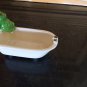 Ceramic Bath Tub Water Food Dish With Sitting Frog Reptile Amphibian Snake  Hand Crafted