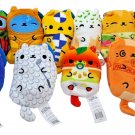 Adorable Cats vs Pickles Kittens vs Gherkins Plush - New With Tags! Rare!