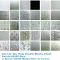 17.7"X78.7" Color Frosted Privacy Window Film, Removable No Glue Colorful Blue L
