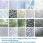 17.7"X78.7" Color Frosted Privacy Window Film, Removable No Glue Colorful Blue L