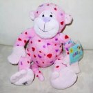 Ganz Webkinz LOVE MONKEY Valentine Plush Stuffed Animal (SEALED New Code) HM343